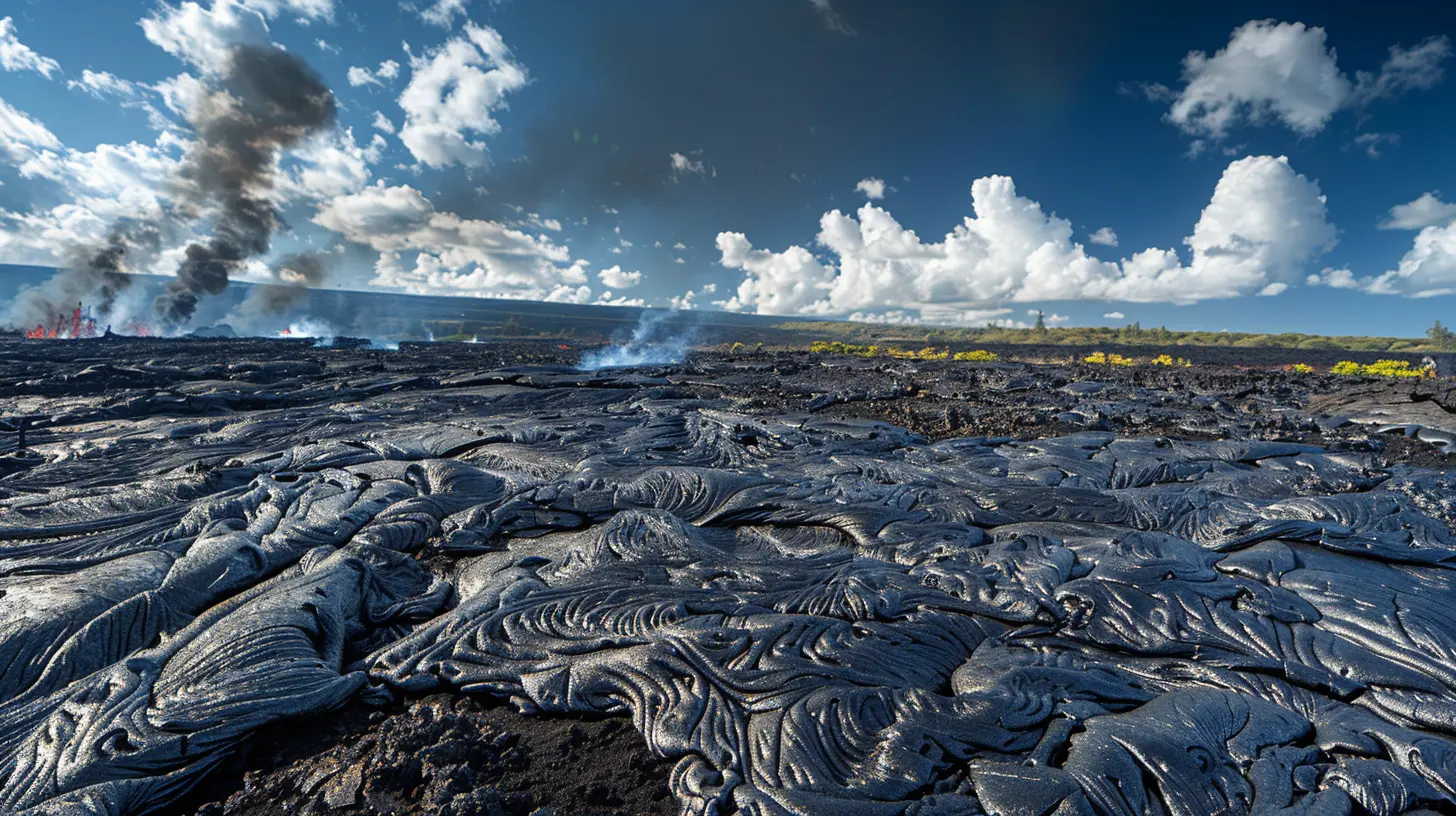 The Ancient Lava Fields of Hawaii Volcanoes National Park