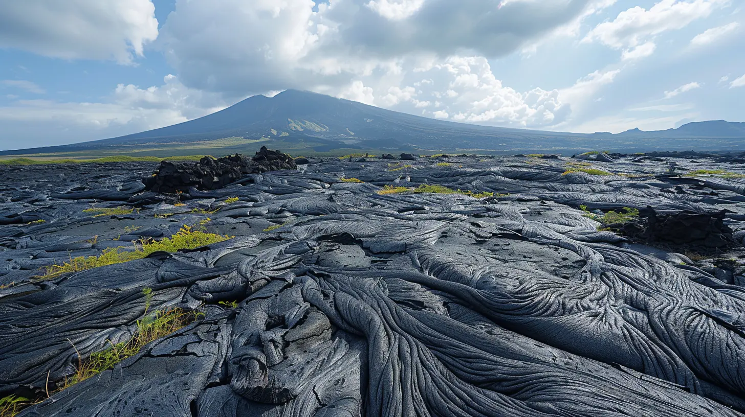 The Ancient Lava Fields of Hawaii Volcanoes National Park