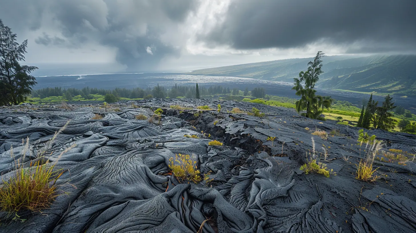 The Ancient Lava Fields of Hawaii Volcanoes National Park
