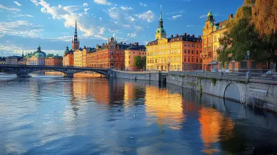 Scenic Bridges And Historic Waterways In Stockholm