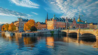 Scenic Bridges And Historic Waterways In Stockholm
